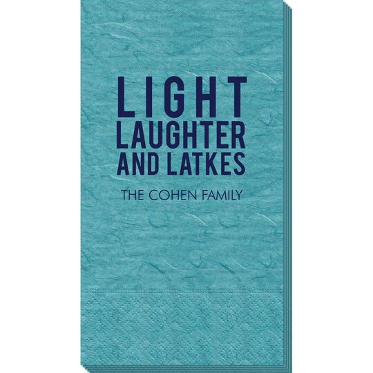 Light Laughter And Latkes Bali Guest Towels